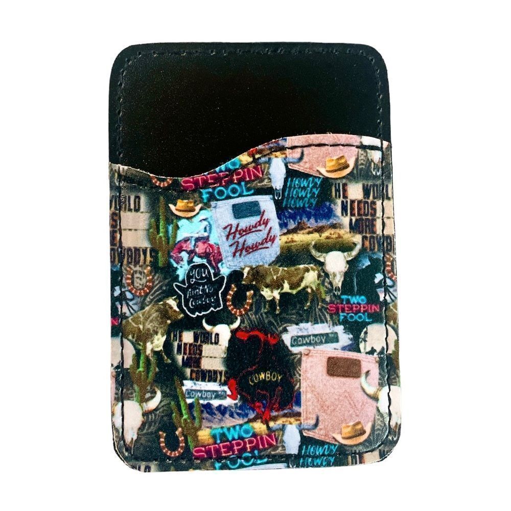 COWBOY COLLAGE Phone Pocket